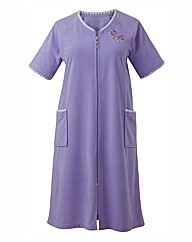 Pretty Secrets Zip Velour Gown, L42