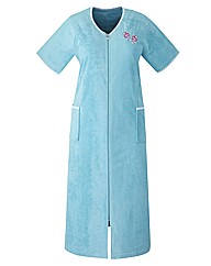 Pretty Secrets Zip Velour Gown L50in
