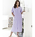Pretty Secrets Zip Velour Gown L50in