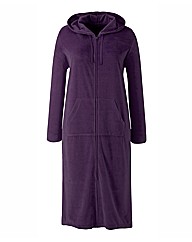 Pretty Secrets Velour Zip Gown L44