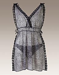 Velvet Babydoll 3 Piece Set L31