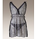 Velvet Babydoll 3 Piece Set L31
