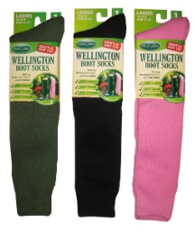 PacK of 3 Wellington Boot Socks