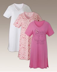 Shapely Figures Pack of 3 Nightdress L38