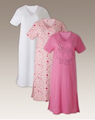 Shapely Figures Pack of 3 Nightdress L48