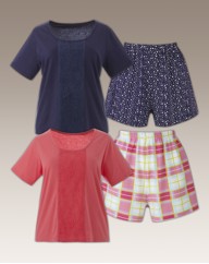 Pretty Secrets Pack of 2 Shortie Pyjamas