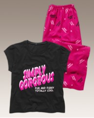 Simply Be Jersey Pyjama Set