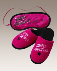 Simply Be Slipper and Eye Mask Set