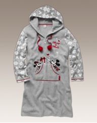 Minnie and Micky Fleece Nightshirt L44