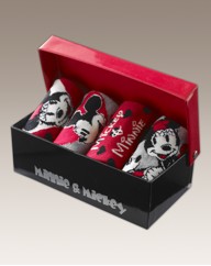 Micky and Minnie Pack of 4 Socks