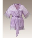 Pretty Secrets Satin Short Wrap Gown