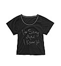 Pretty Secrets Crop Pyjama Top