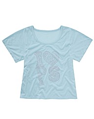Pretty Secrets Crop Pyjama Top