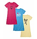Pretty Secrets Pack of 3 NightdressesL48