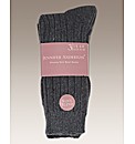 Pack of Three Wool Boot Socks