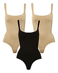JML Belvia Underbust Bodysuit -Pack of 3