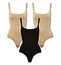 JML Belvia Underbust Bodysuit -Pack of 3