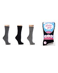 Pack of 6 Gentle Grip Socks
