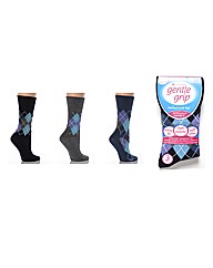Pack of 6 Gentle Grip Socks