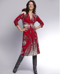 Print Dress Length 41in