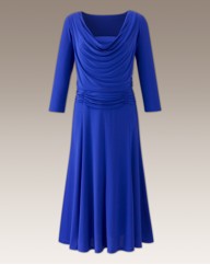 Cowl Neck Dress Length 48in