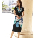 Dress With Floral Border Length 43in