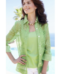 Lace Blouse And Cami