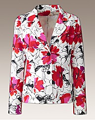 Jacket Lined With All Over Print