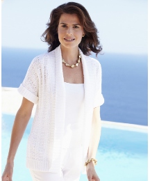Cardigan With Short Sleeves