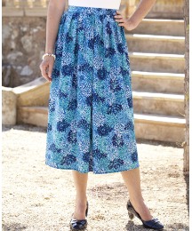 Printed Panel Skirt Length 27in