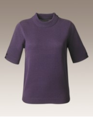 Short Sleeve Turtle Neck Jumper