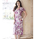 H&O Print Dress Length 48in