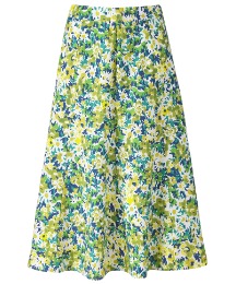Cotton Print Skirt Length 29in