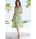 Cotton Print Dress Length 45in