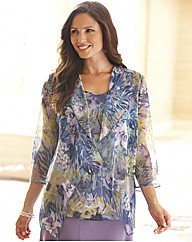 H&O Floral Blouse and Camisole