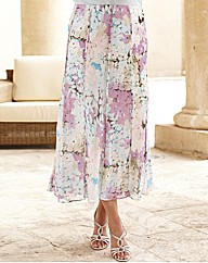 Hudson & Onslow Floral Skirt Length 32in
