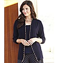Tipped Cardigan