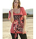 Graphic Coral Print T-Shirt