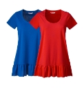 Pack of 2 Frill Hem Tunics