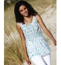 Frill Print Top