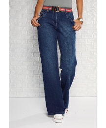 Boyfriend Jeans With Belt Length 33in