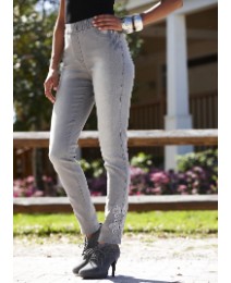 Military Trim Ankle Length Jeggings