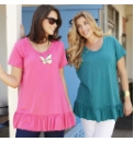 Pack of 2 Frill Hem Tops
