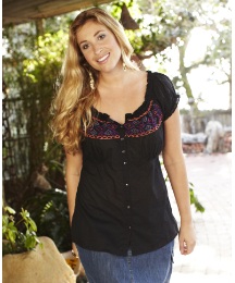 Embroidered Gypsy Blouse