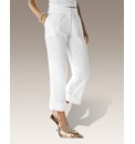 Linen Roll Up Trousers Length 28in
