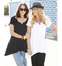Pack of 2 Shaped Hem Tops
