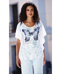 Butterfly Print T-Shirt