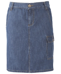 Denim Pencil Skirt