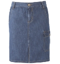 Denim Pencil Skirt