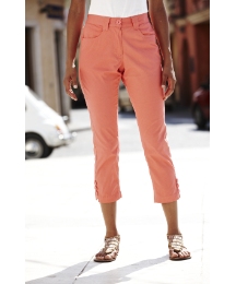 Cropped Twill Trousers